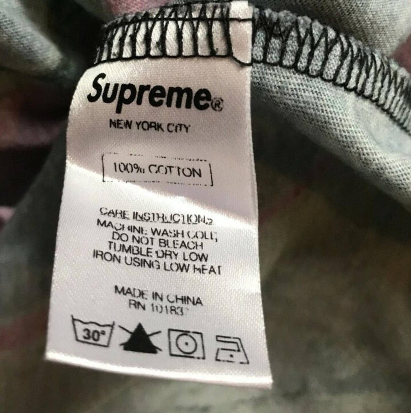SS14 Supreme Marble T-Shirt Größe L