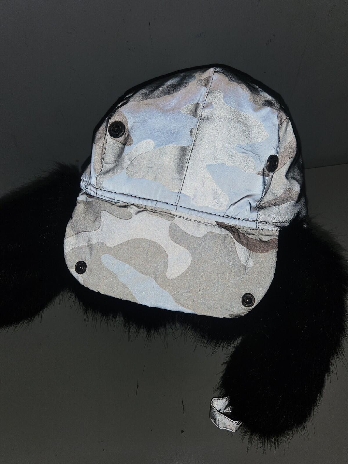 FW18 Supreme Reflective Trooper Gorro de invierno camuflaje de nieve