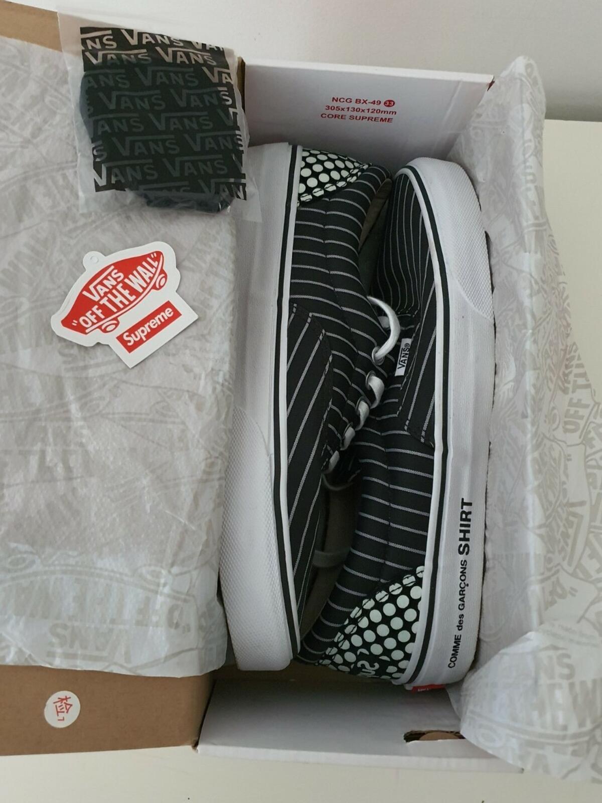 SS14 Supreme Vans Comme Des Garcons Era Classic Trainers