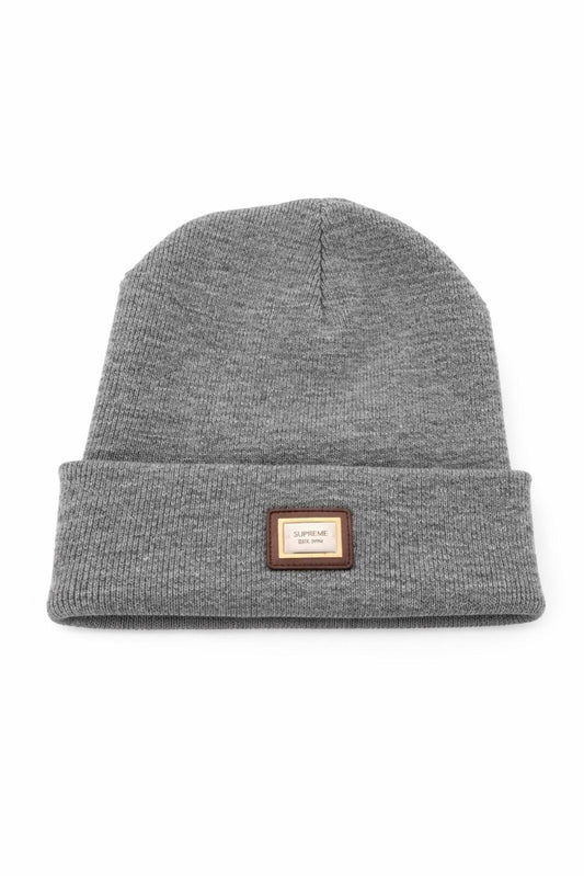 Gorro FW12 Supreme Metal Plate Gris
