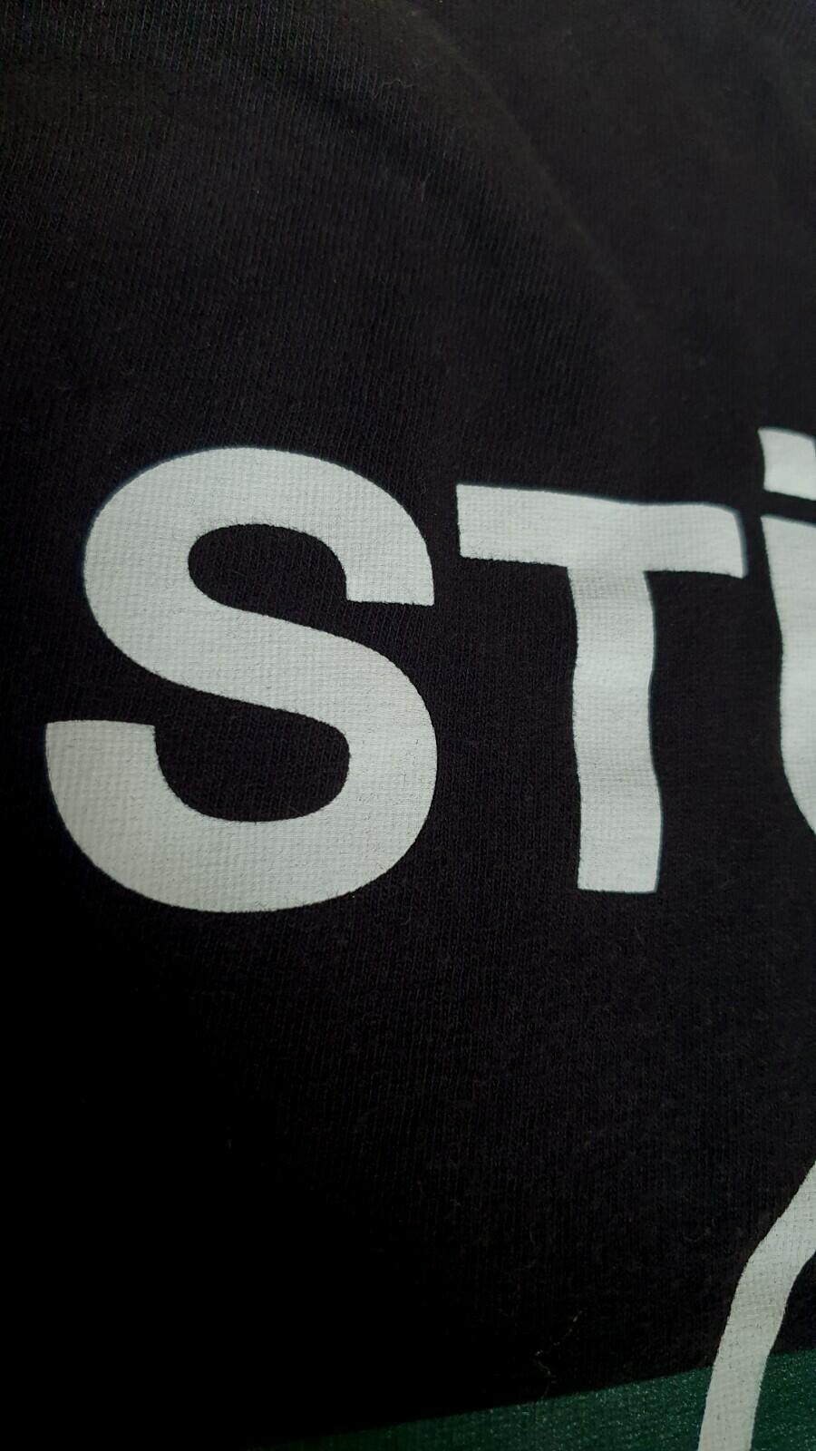STUSSY camiseta negra n.º 4 talla S