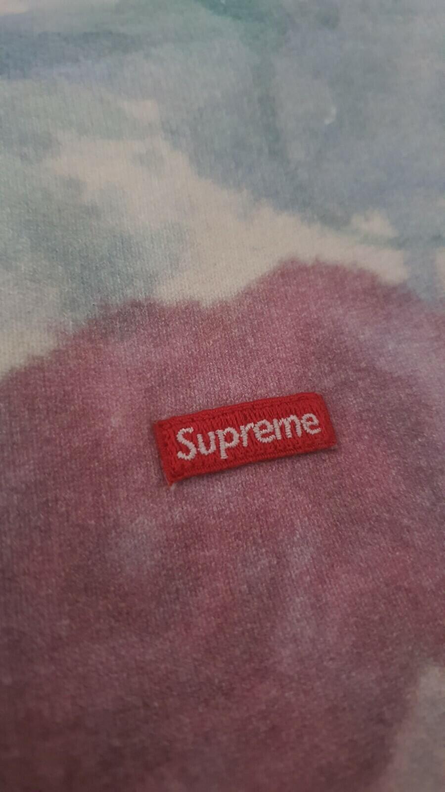 SS21 Supreme Small Box Logo Crewneck  Watercolor Floral Size M