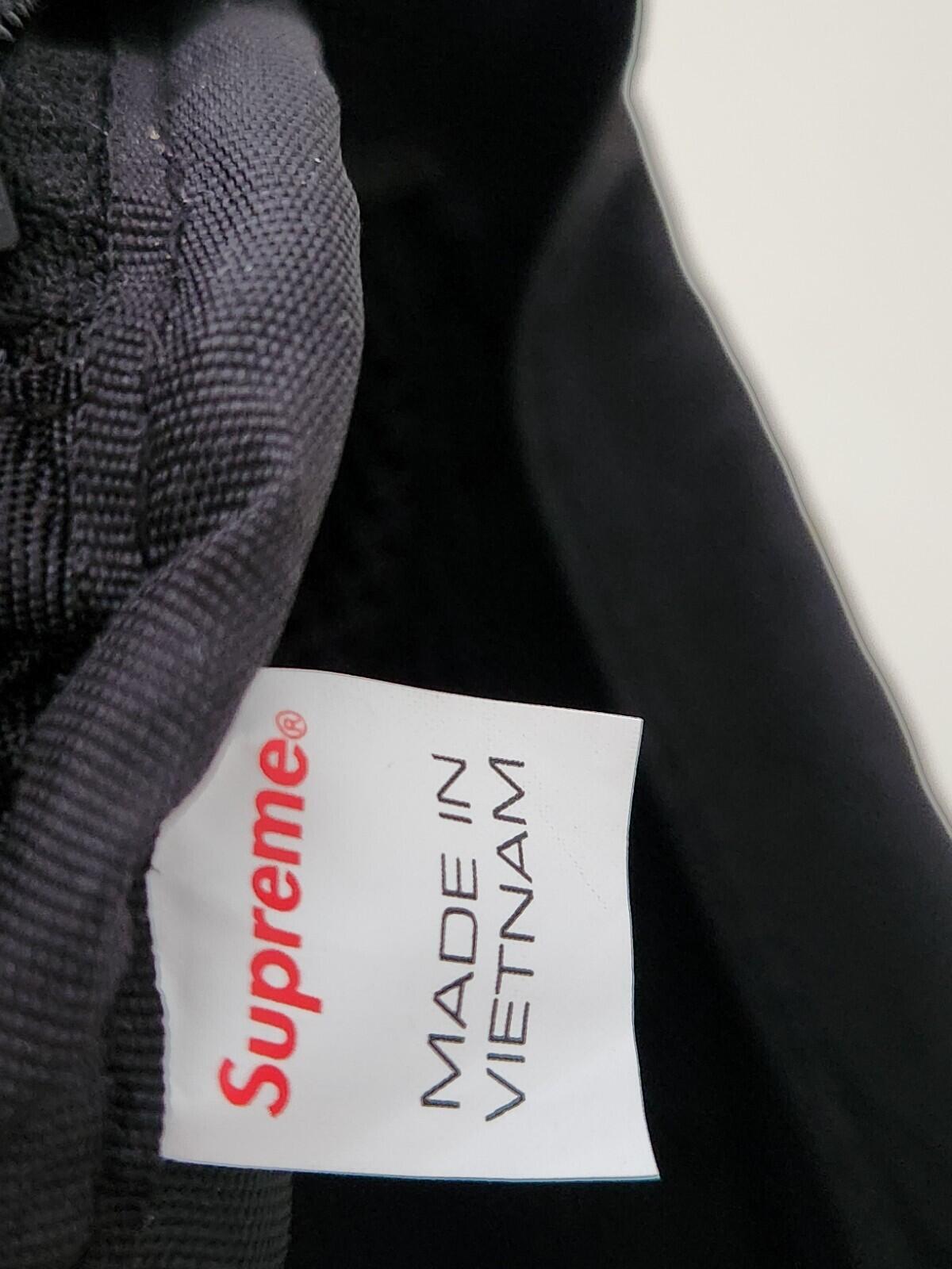 FW20 Supreme Sling Bag Black Backpack Waist Shoulder Bag Water Resistant 4L