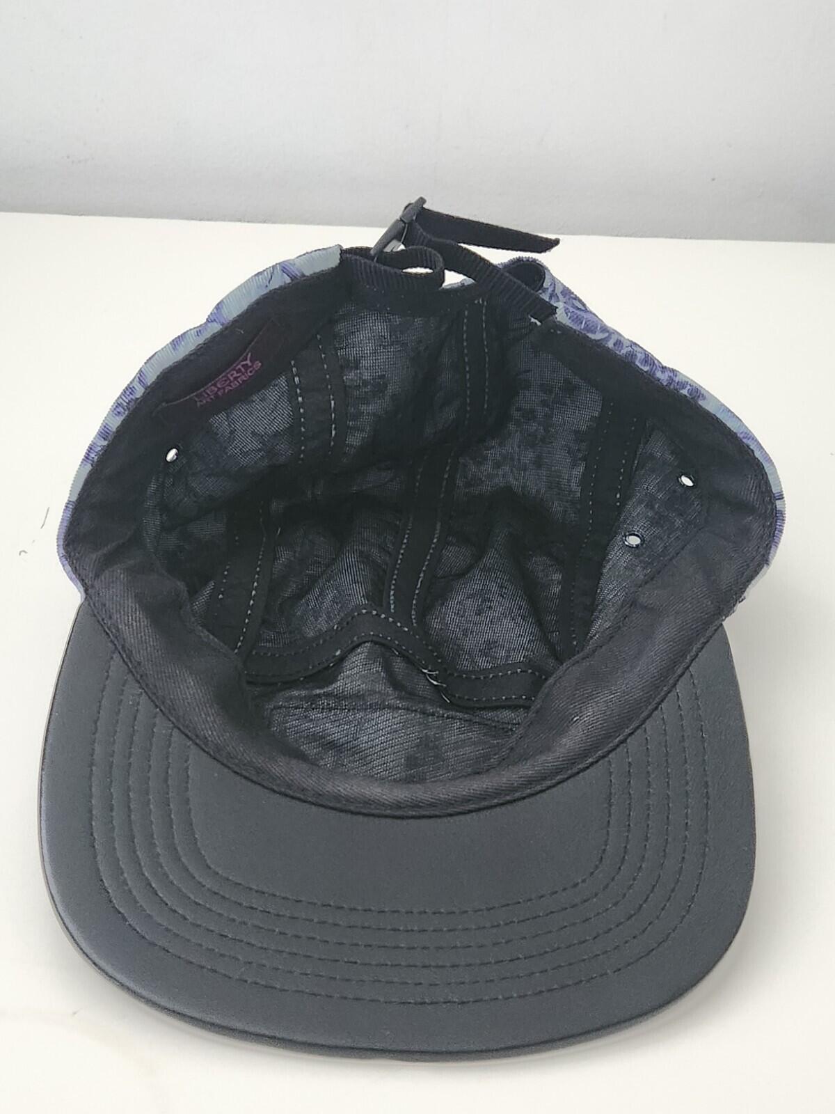 FW12 Supreme x Liberty Art Fabrics Floral Camp Cap vintage hat Leather Visor