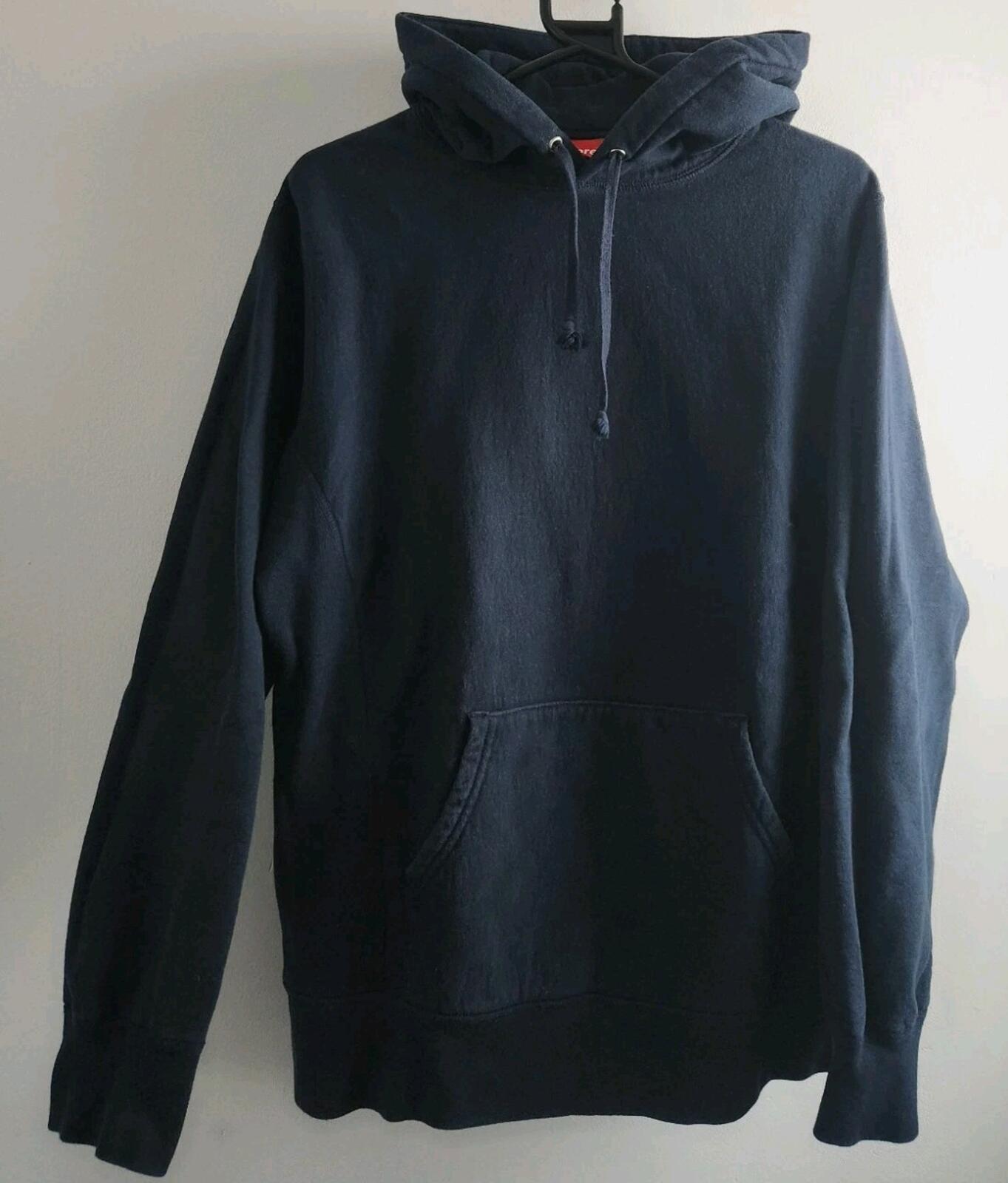 SS17 Supreme Digi Hooded Sweatshirt Navy Größe M
