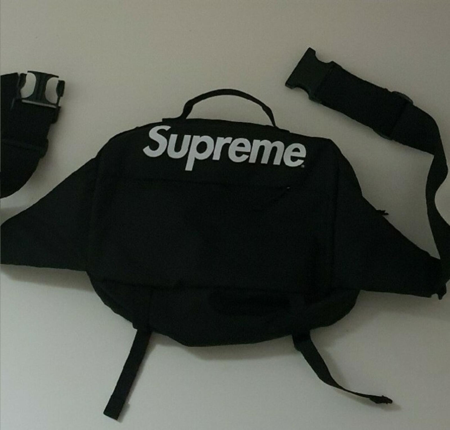 SS16 Supreme Shoulder Bag Waist Black