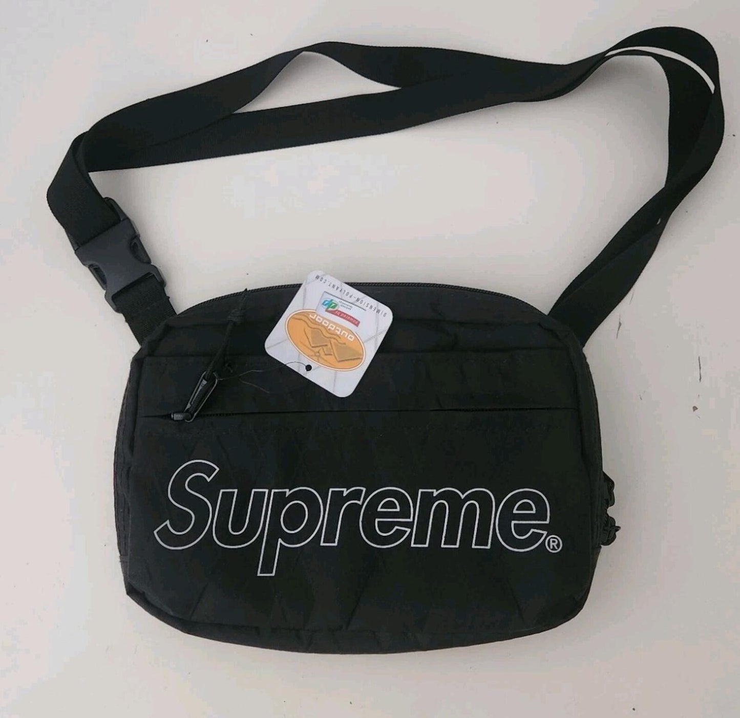 FW18 Supreme Shoulder Bag Black Water Resistant