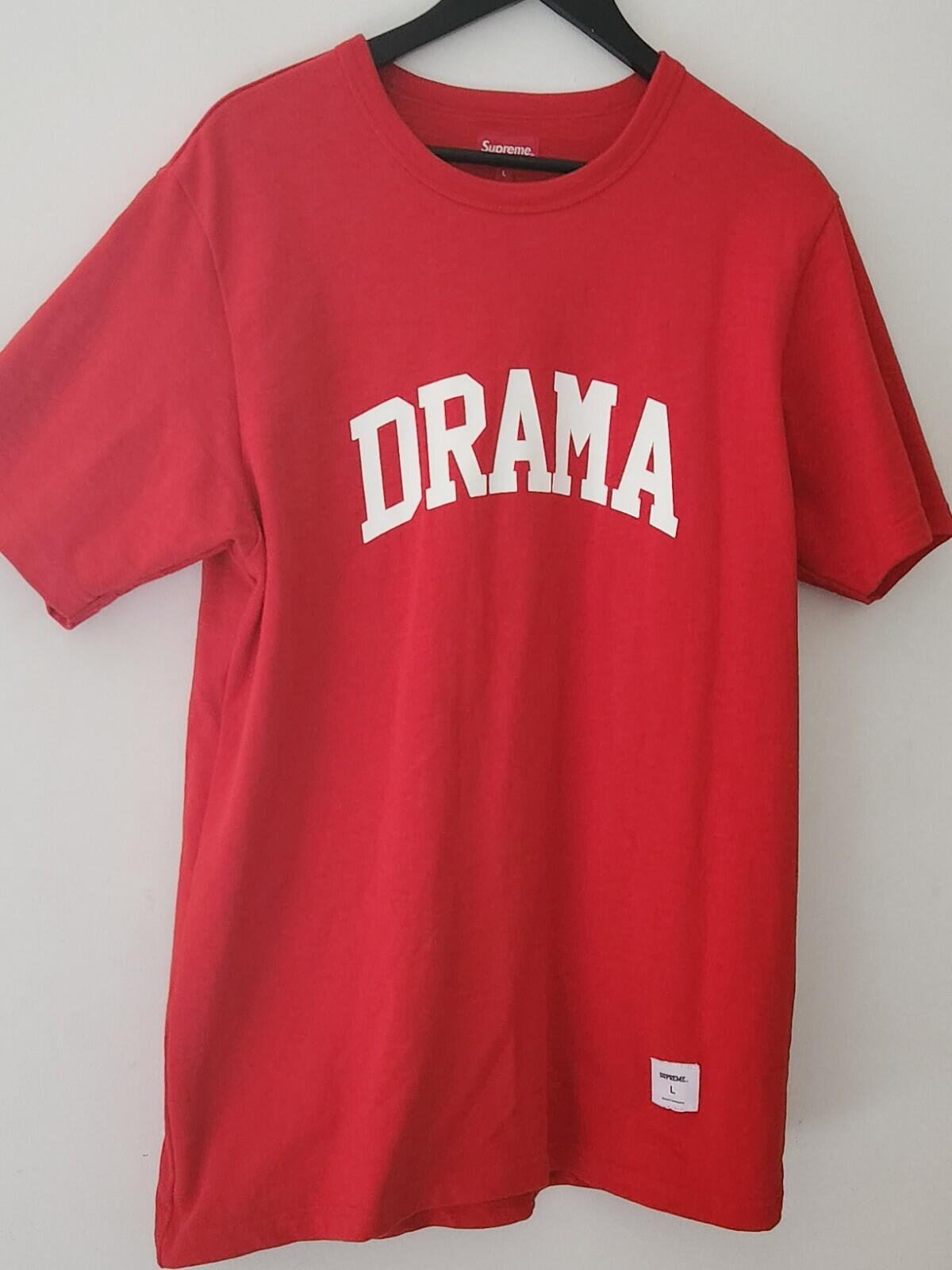 FW19 Supreme Drama S/S Top T-Shirt Rot Größe L