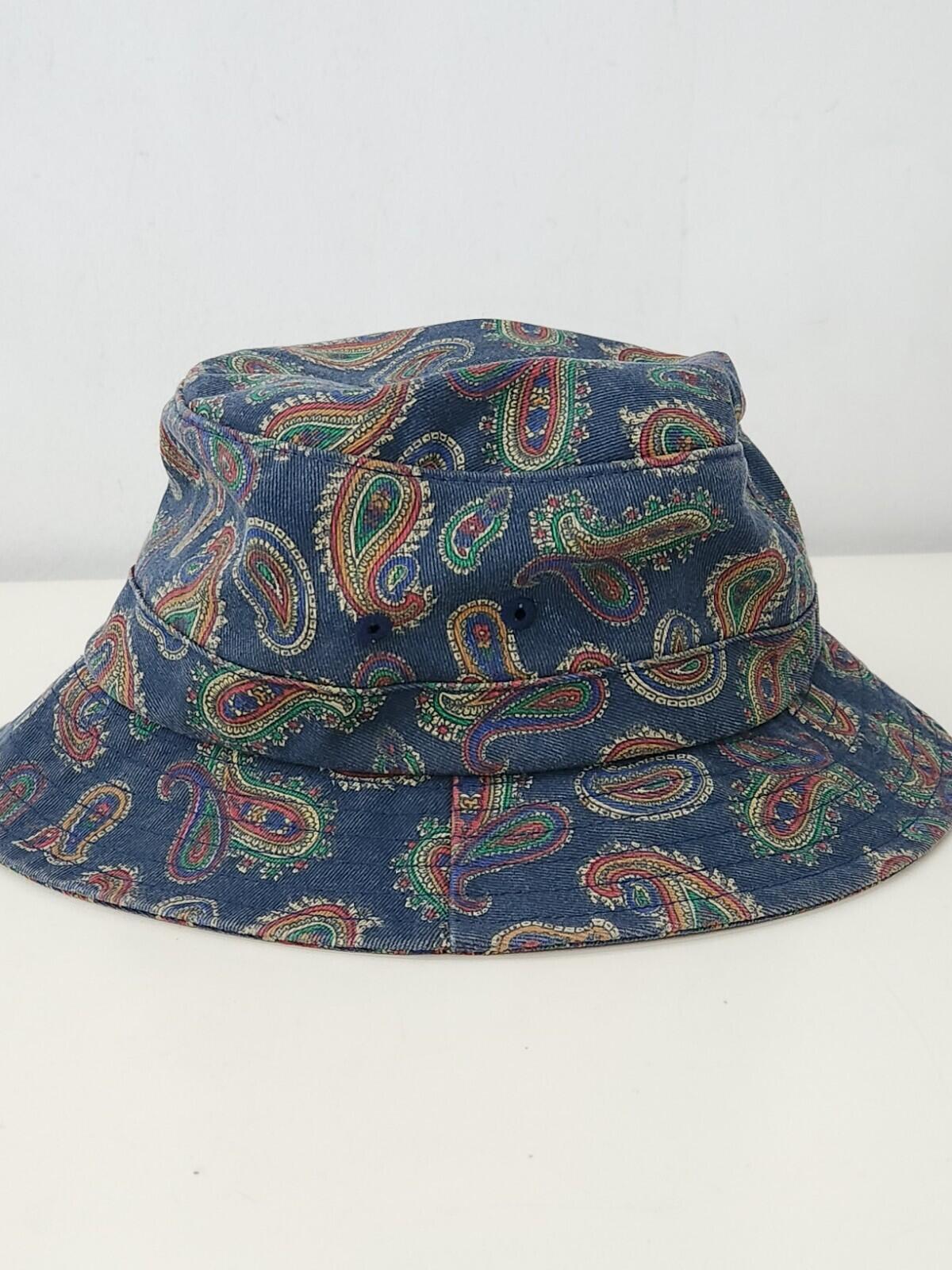 FW13 Supreme Paisley Crusher Hat Navy Size S/M