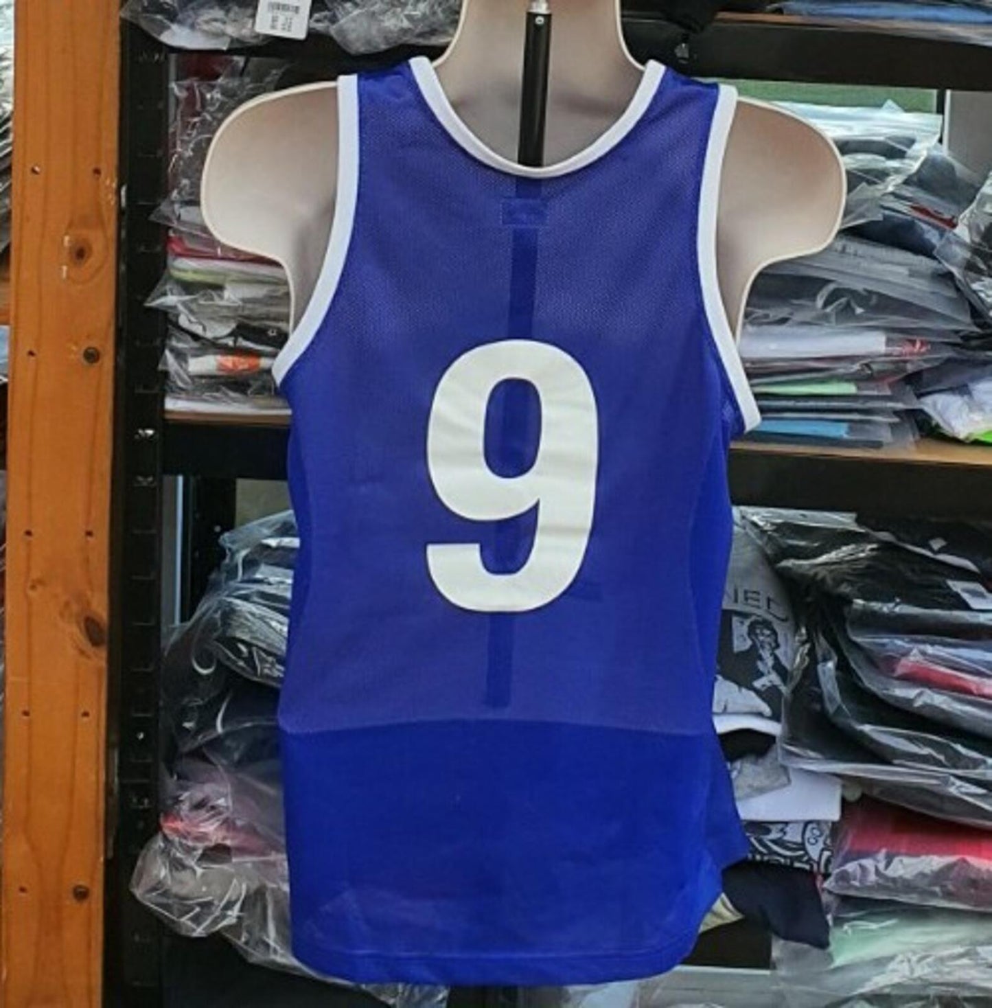 SS09 Supreme Appletown Mesh Tank Top Blue Size M