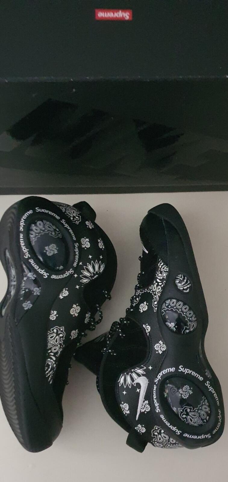 SS22 Supreme Nike Air Zoom Flight 95 SP Black UK 7.5 US 8.5 EUR 42 Bandana lot