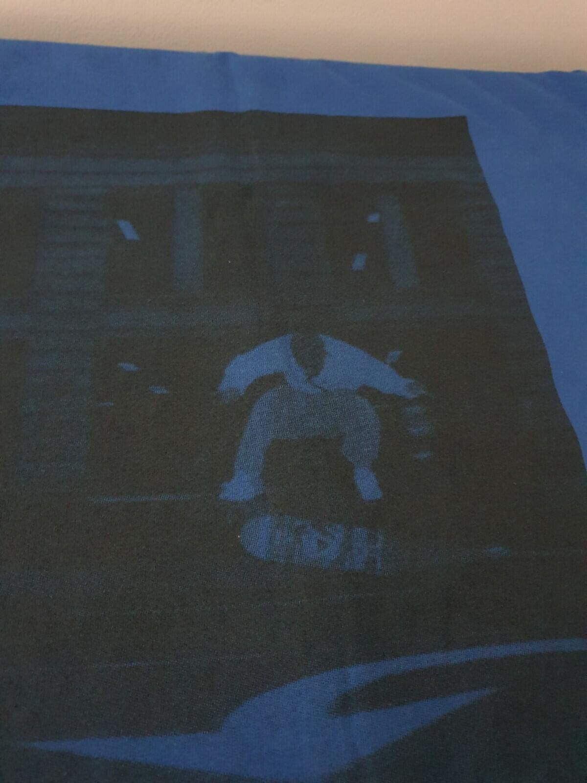 FW09 Supreme x Ari Marcopoulos Lafayette Tee Blue Size L