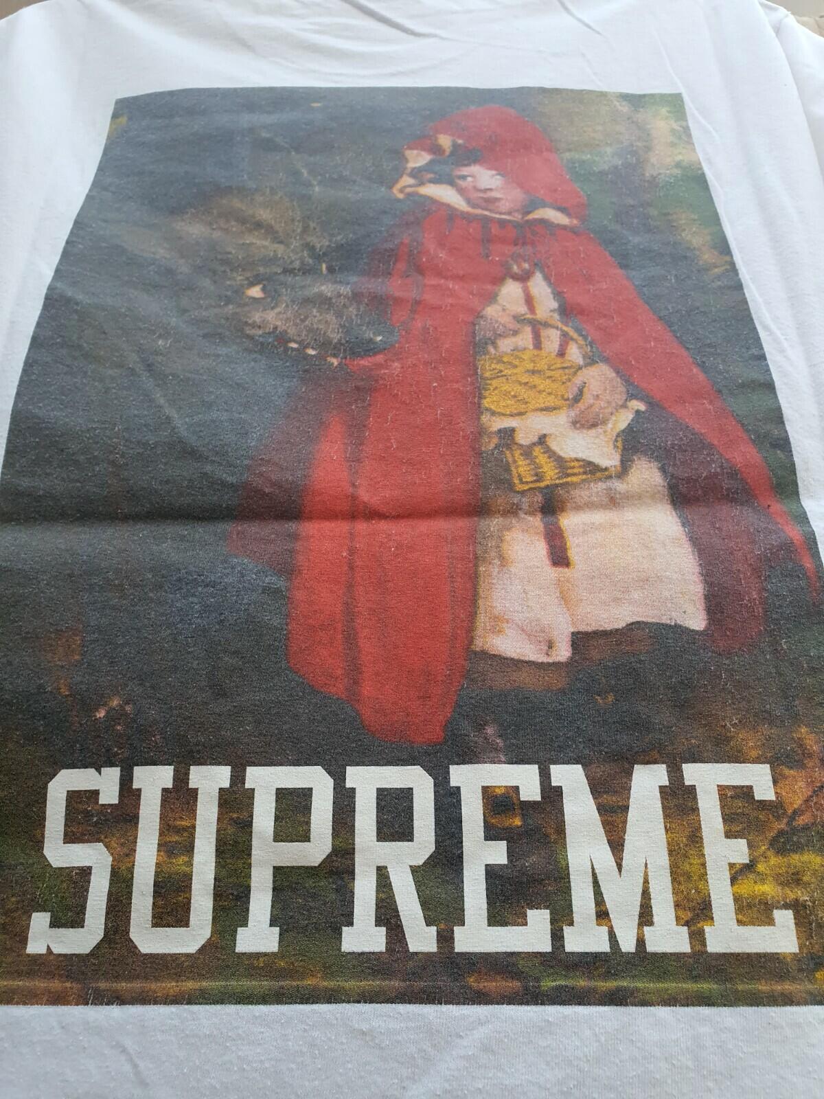 FW12 Supreme Little Red Riding Hood Tee White Size L
