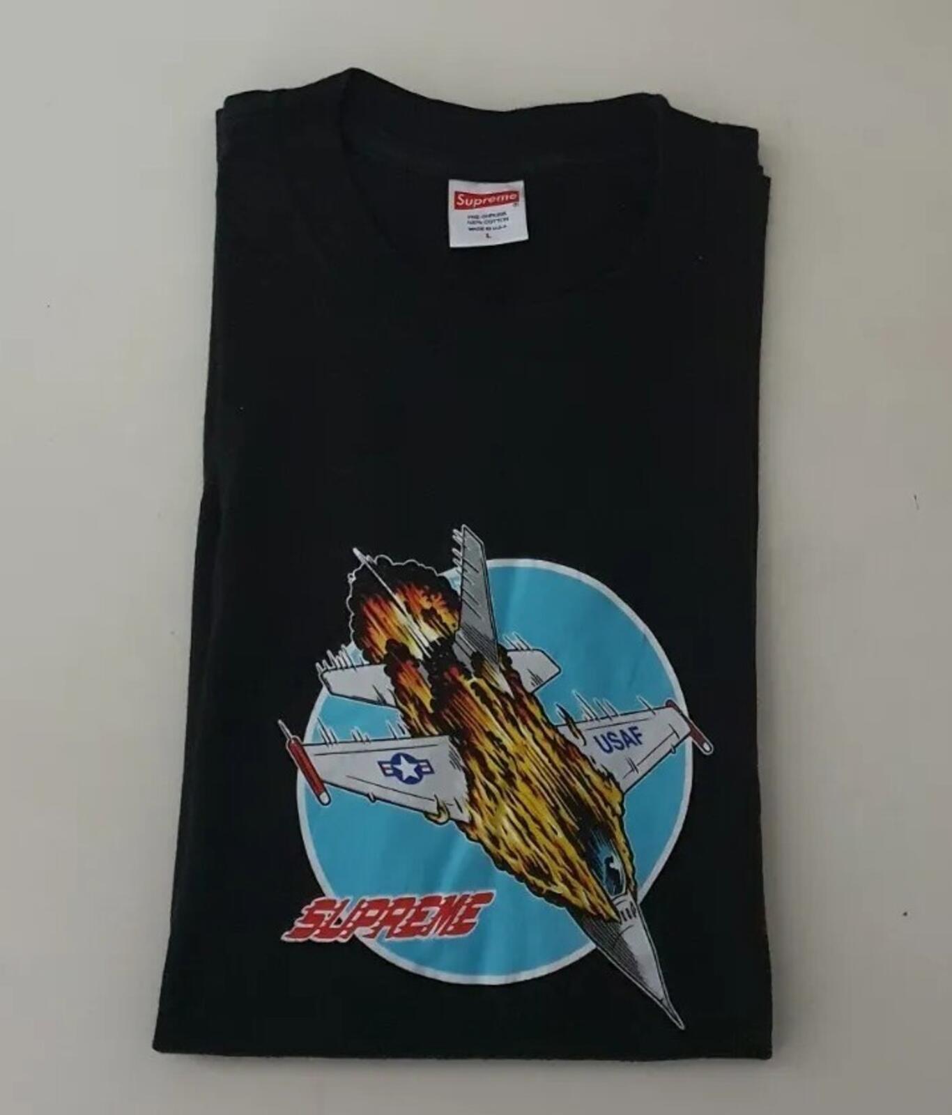 Camiseta Supreme Jet Black FW20 talla L grande