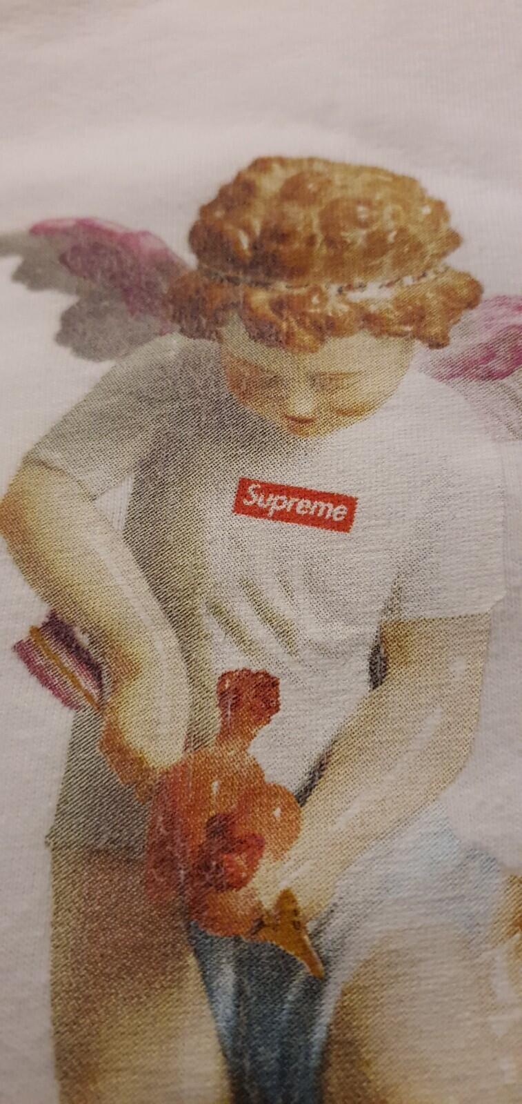 SS19 Supreme Cupid Tee M medium white T-shirt cherub Angel