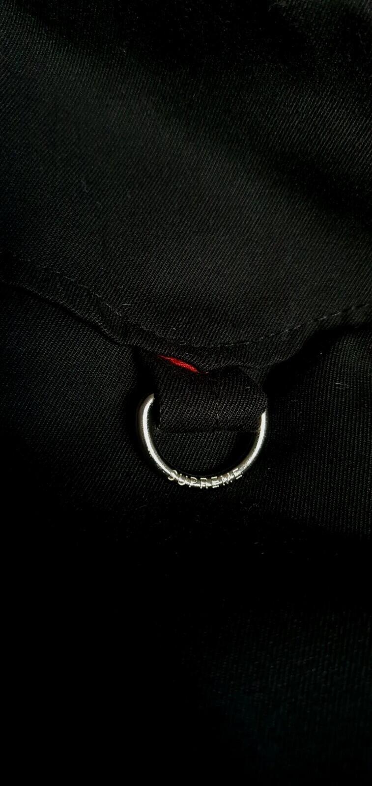 SS19 Supreme D-Ring Trenchcoat schwarz Größe L groß wasserabweisend 1x getragen