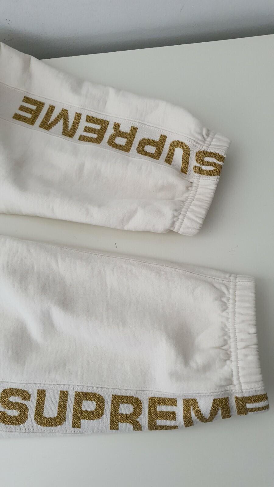 SS20 Supreme Metallic Rib Sweatpant Natural Size S
