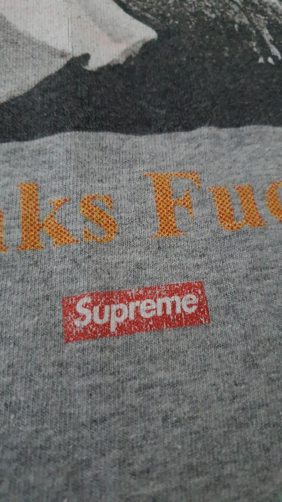 SS14 Supreme x Dead Kennedys L/S Tee Heather Grey Größe M