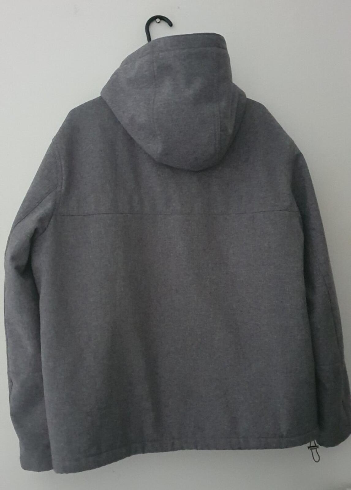 LEVI'S Soft Shell Hooded Jacket Size XL Grey