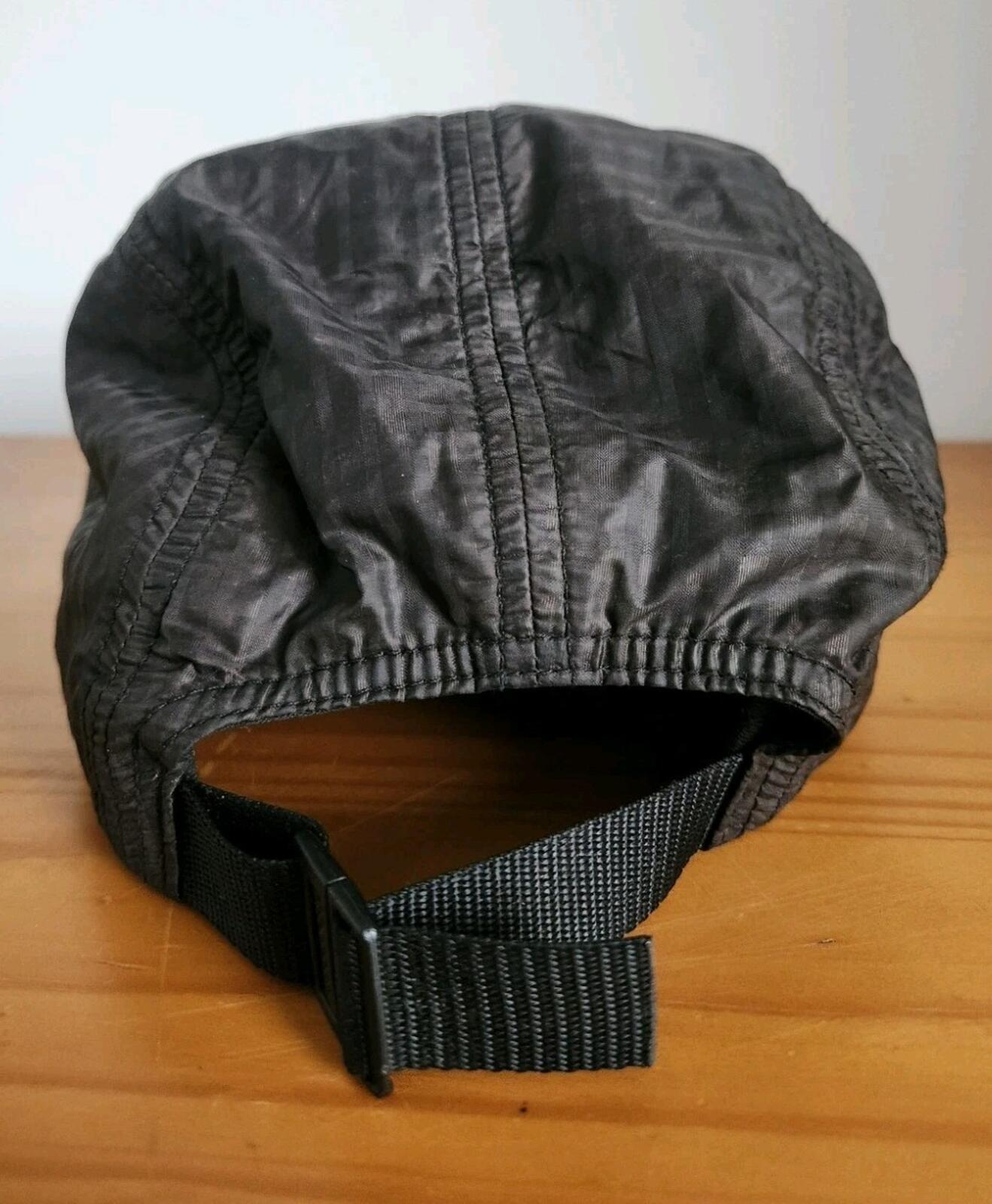 SS21 Supreme Metallic Check Camp Cap Black