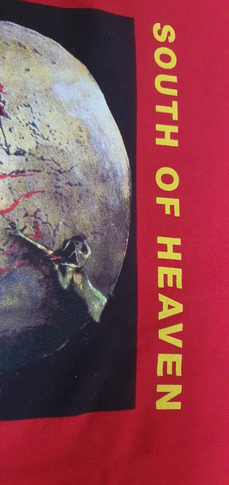 FW16 Supreme x Slayer South Of Heaven tee red M medium T-shirt