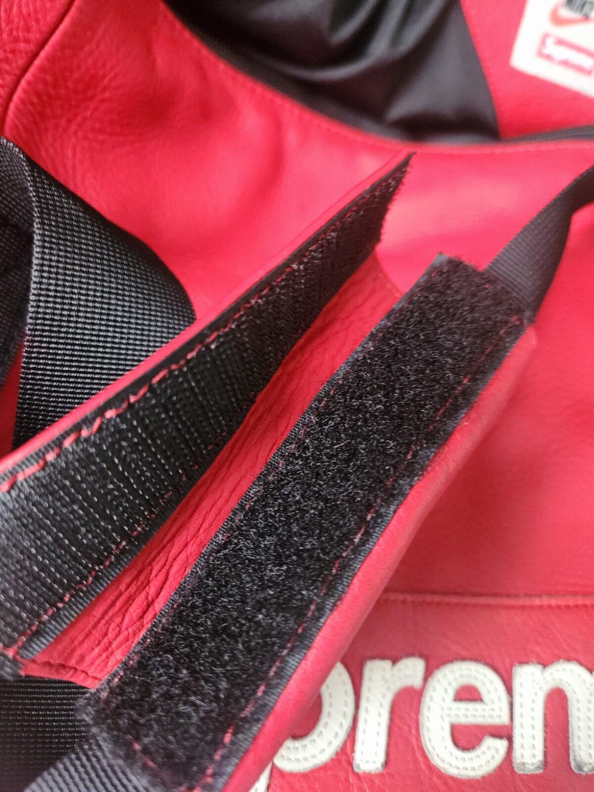 FW19 Supreme x Nike Leather duffle bag box logo Premium Cowhide