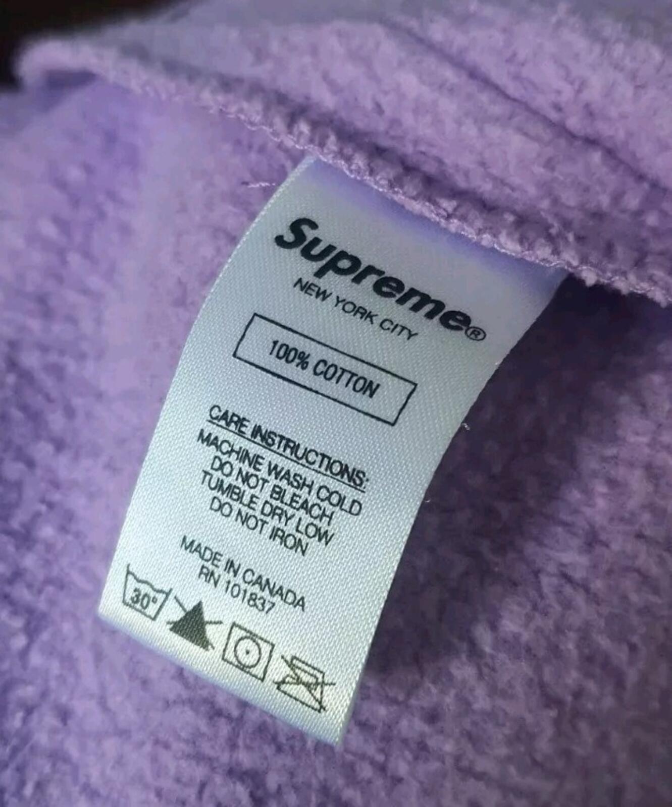 SS18 Supreme Leg Embroidery sweatshort Violet size S small