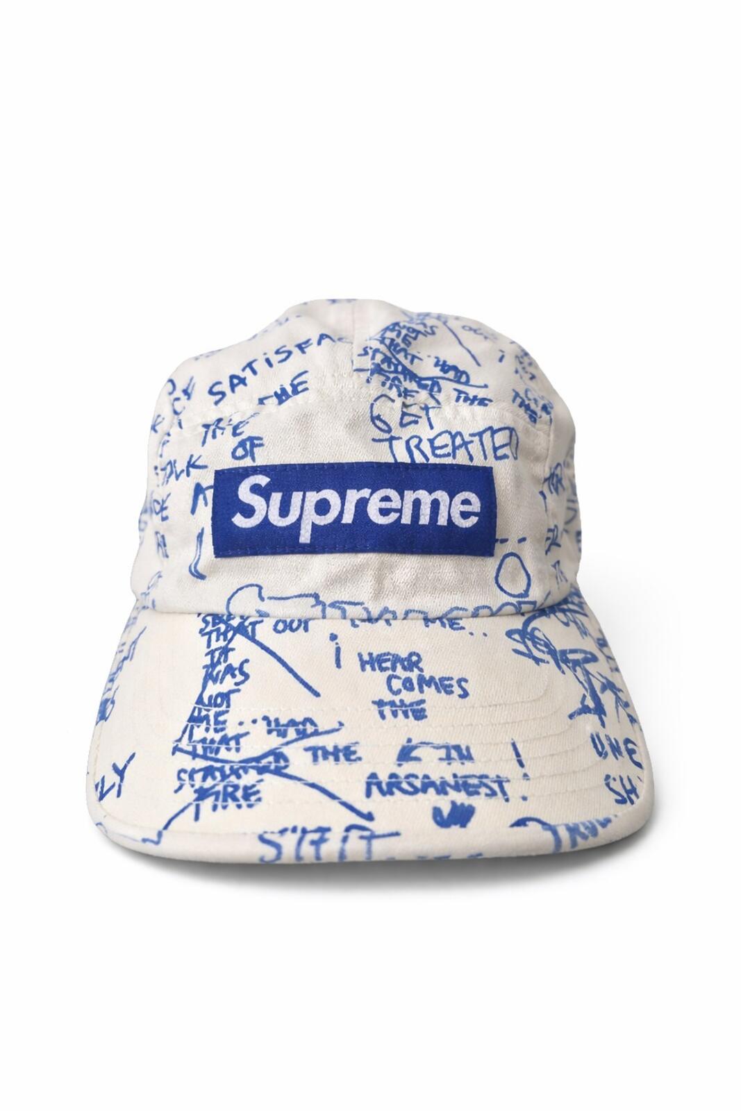 SS23 Supreme Gonz Poems Camp Cap White Mark Gonzales