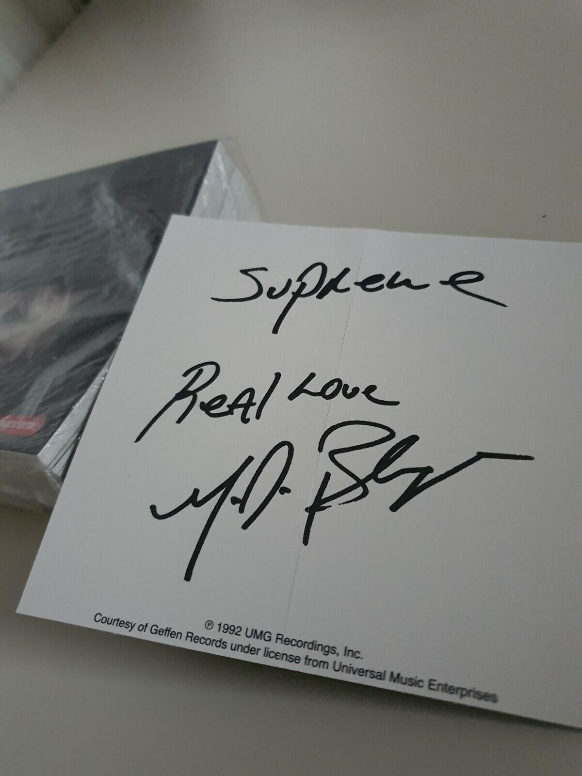 100 FW19 Supreme Mary J. Blige stickers (1x brick) 100% authentic