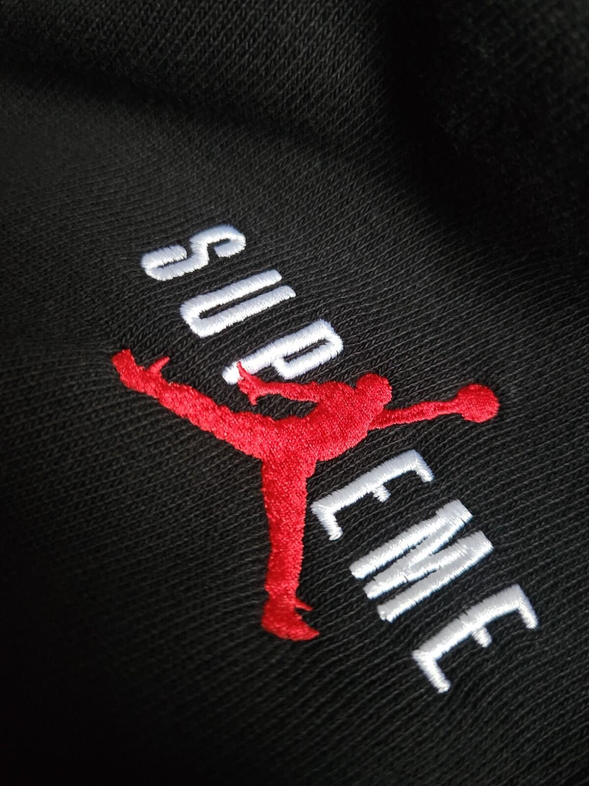 FW24 Supreme x Jordan sweatpant Size S Small Black Joggers Jumpman Pants