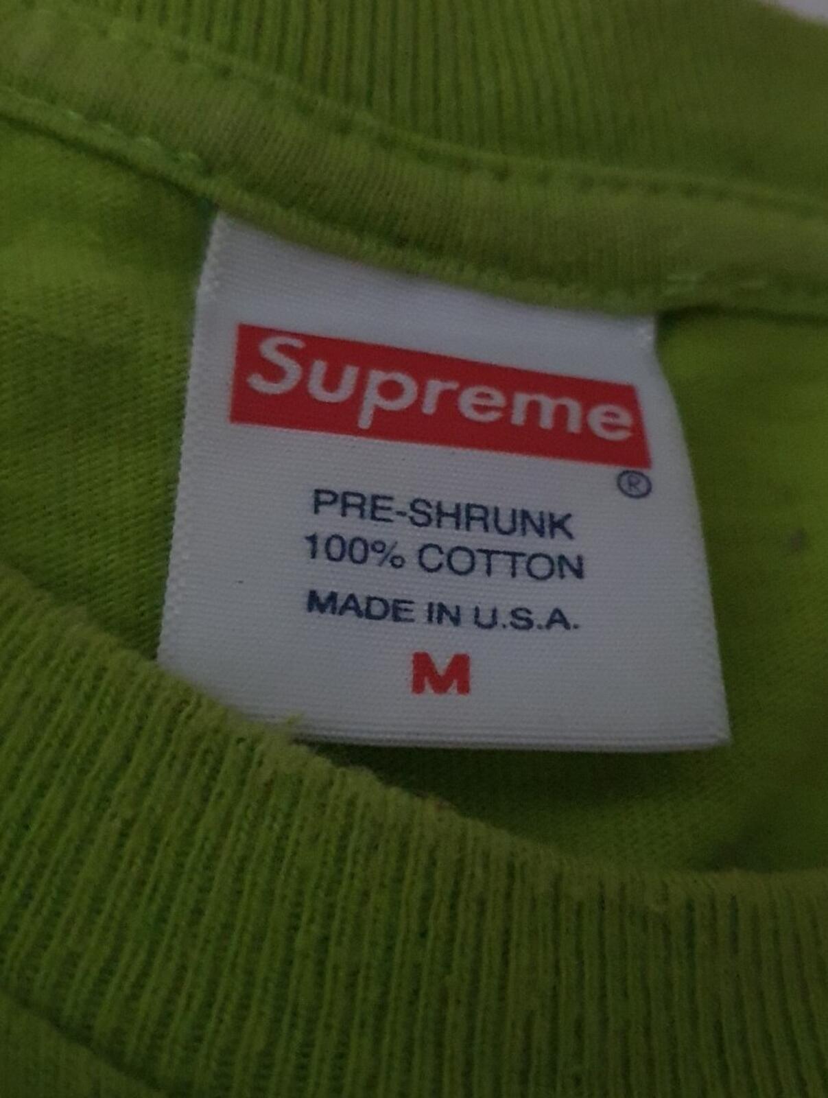 FW17 Supreme x Akira Yamagata Lime tee size M medium T-shirt Japanese Anime