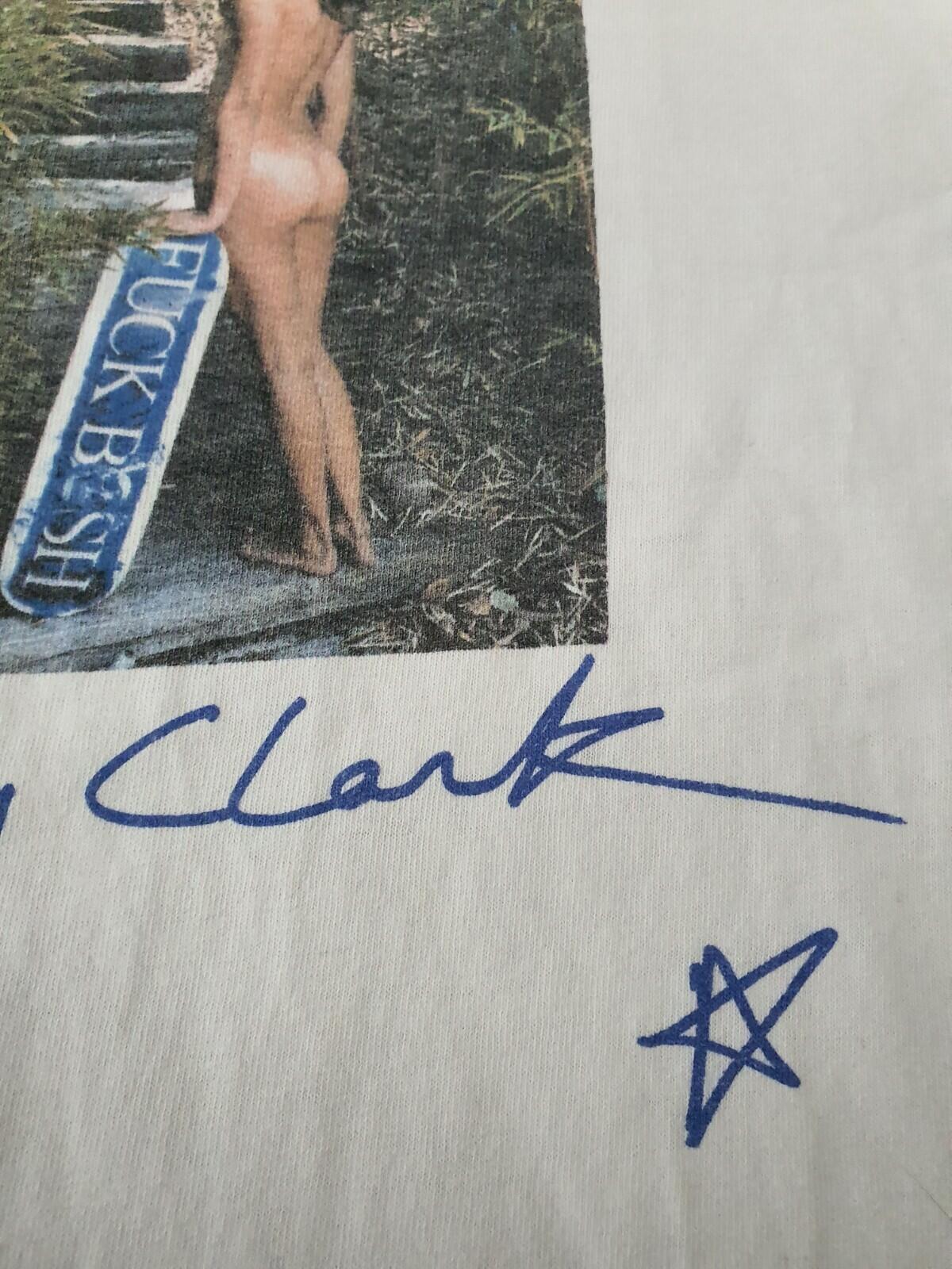 2004 Supreme Larry Clark Fuc* Bush tee white T-shirt size XL Vintage Very Rare