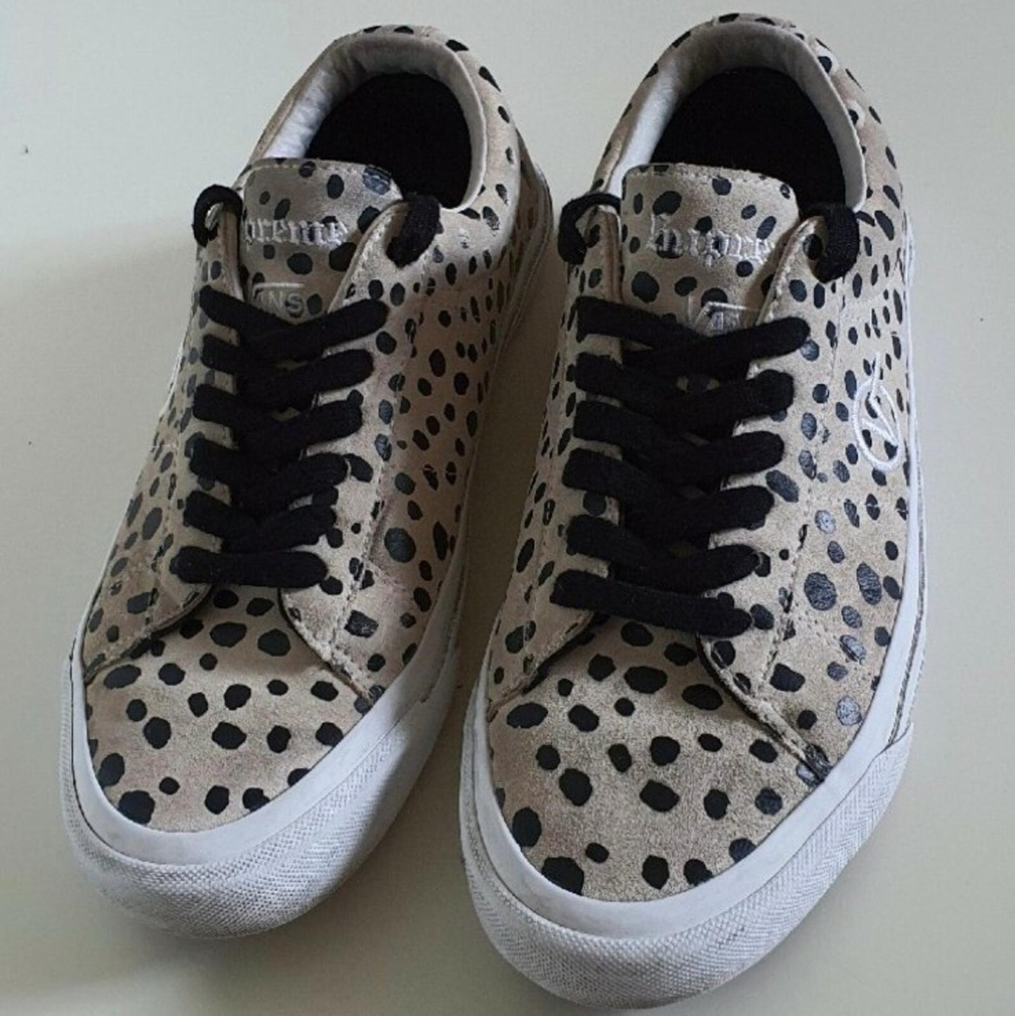 SS18 Supreme x Vans Sid Pro Dalmatian UK 8 US 9 EUR 42.5 Trainers Shoes