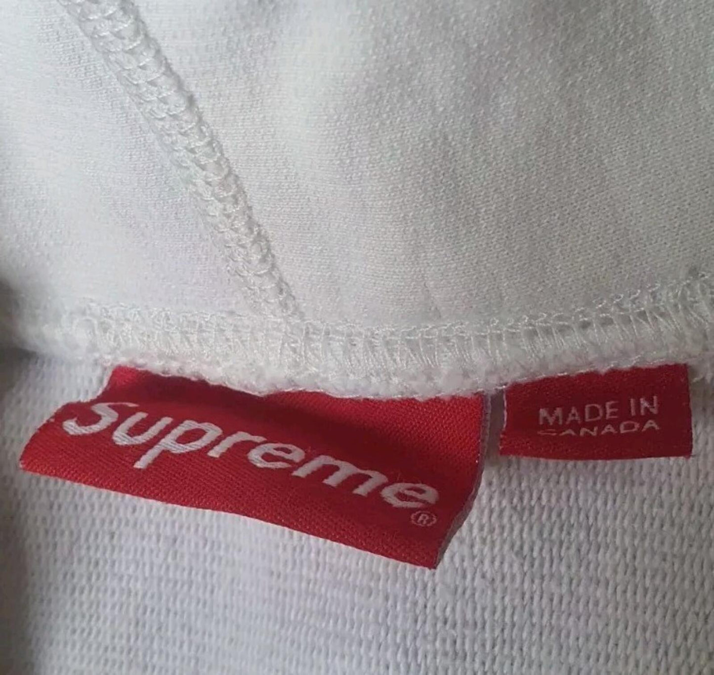 SS14 Supreme Riot Pullover Hooded Sweatshirt M medium White hoodie Neville Brody