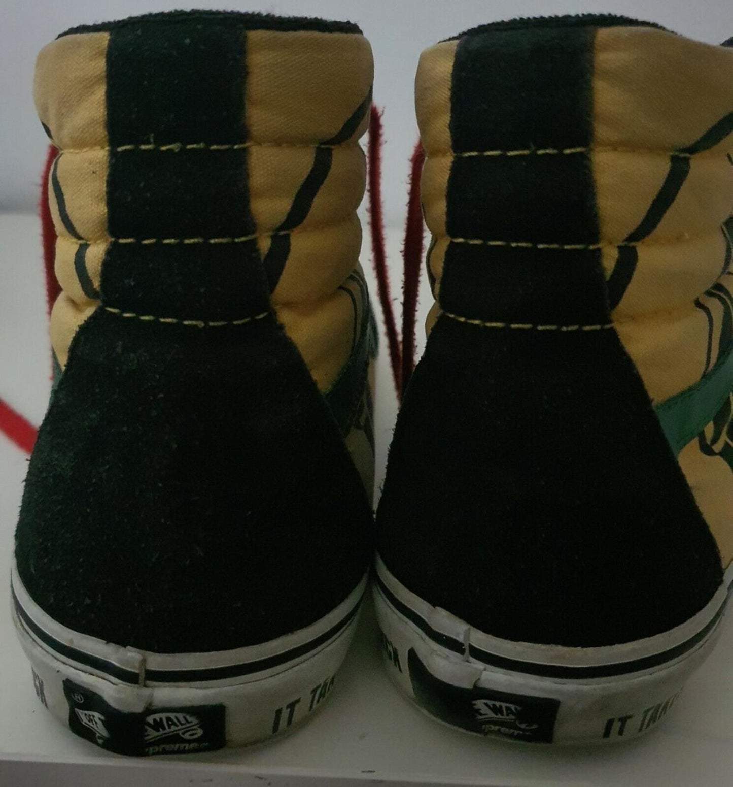 SS06 Supreme Vans Public Enemy Sk8-Hi US Mens US 9 UK 8 EUR 42 2006 vintage