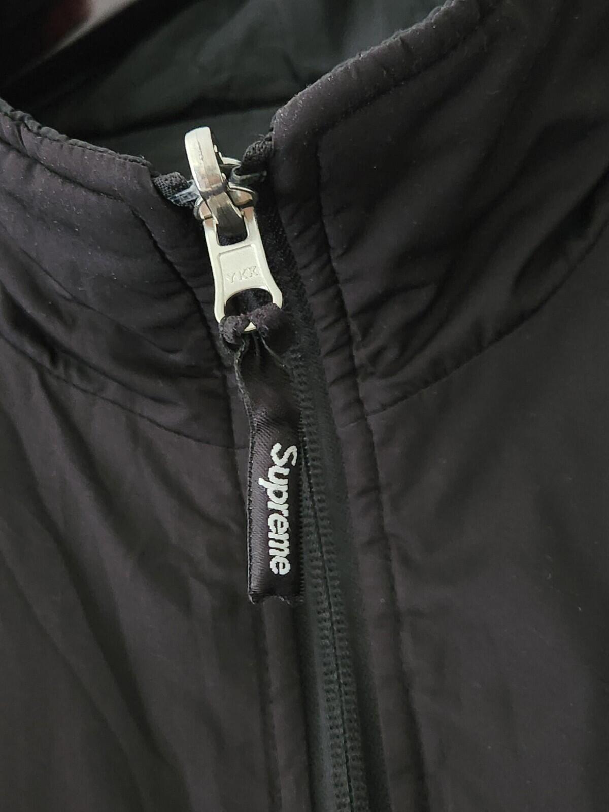 FW15 Supreme Reversible Pullover Puffer Jacket Größe L groß Seltene Jacke Schwarz