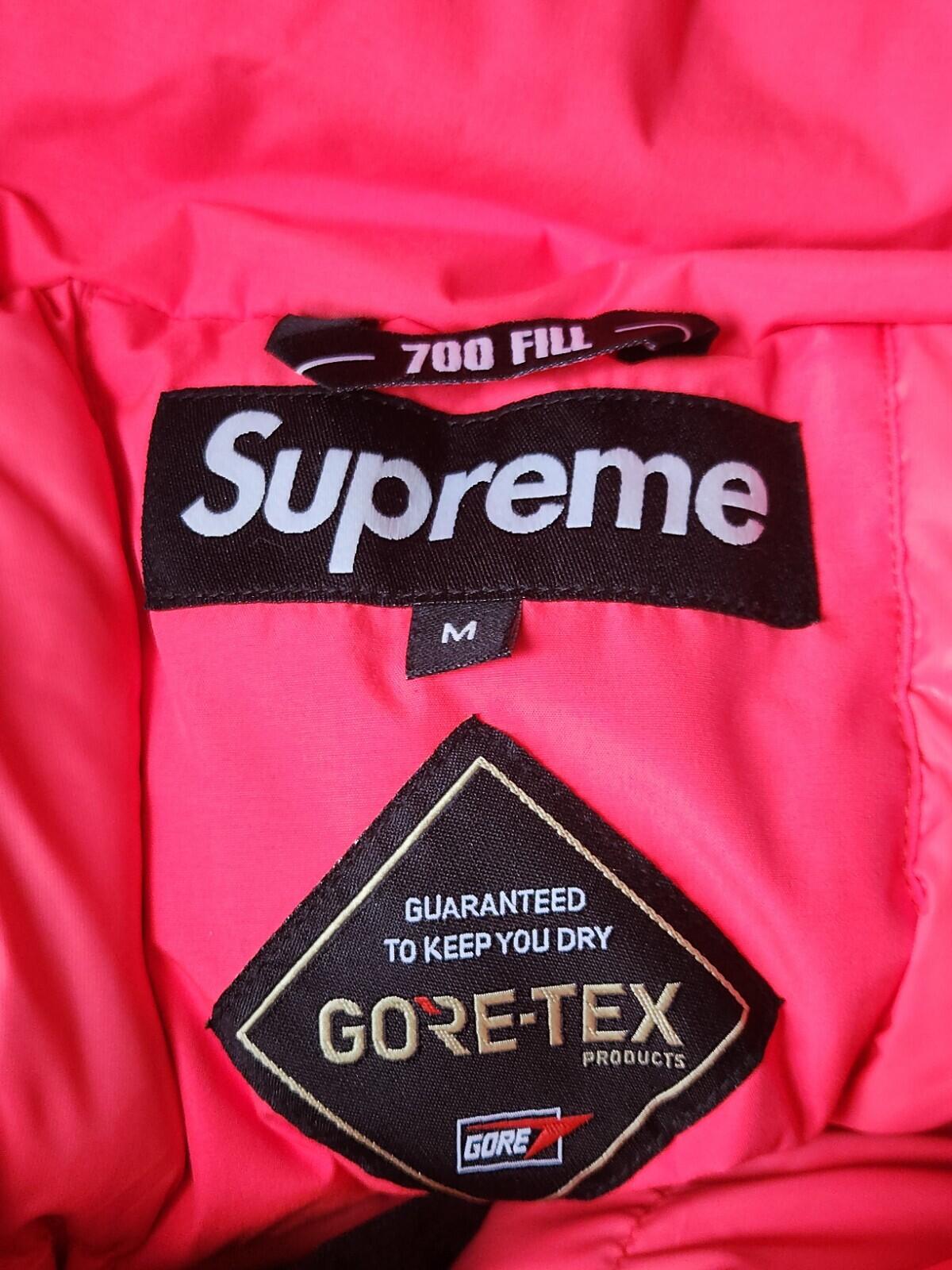 FW20 Supreme GORE-TEX 700-Fill down Parka M Medium jacket Waterproof Bright Red