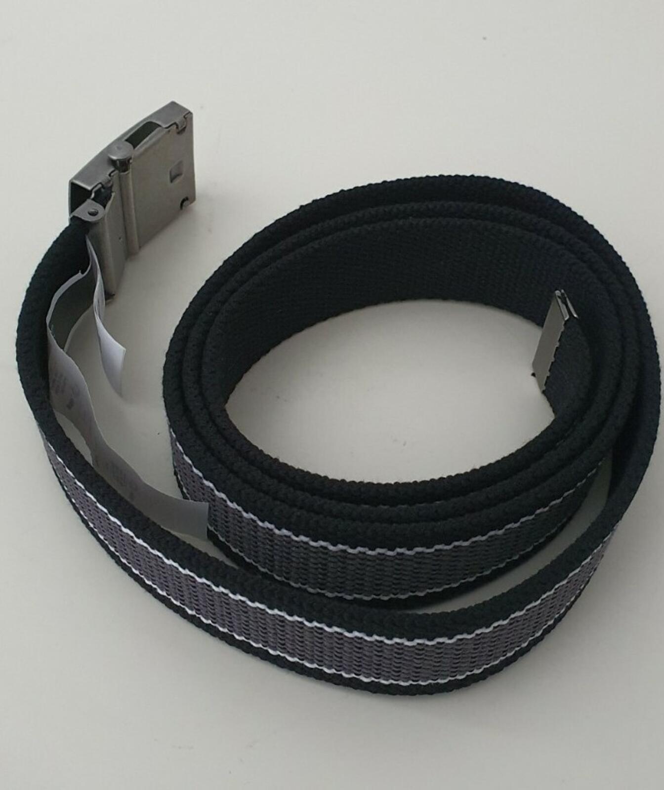 SS22 Supreme ® / Dickies ® Stripe Webbing Belt black New