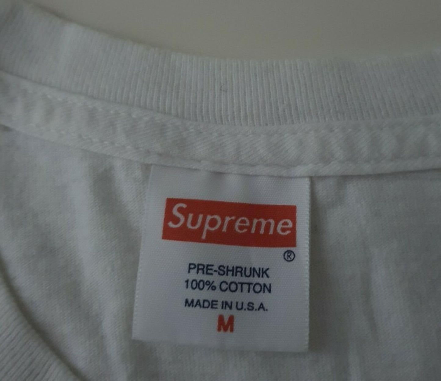 FW13 Supreme Kung Fu white Tee size M T-shirt Rare Vintage 2013
