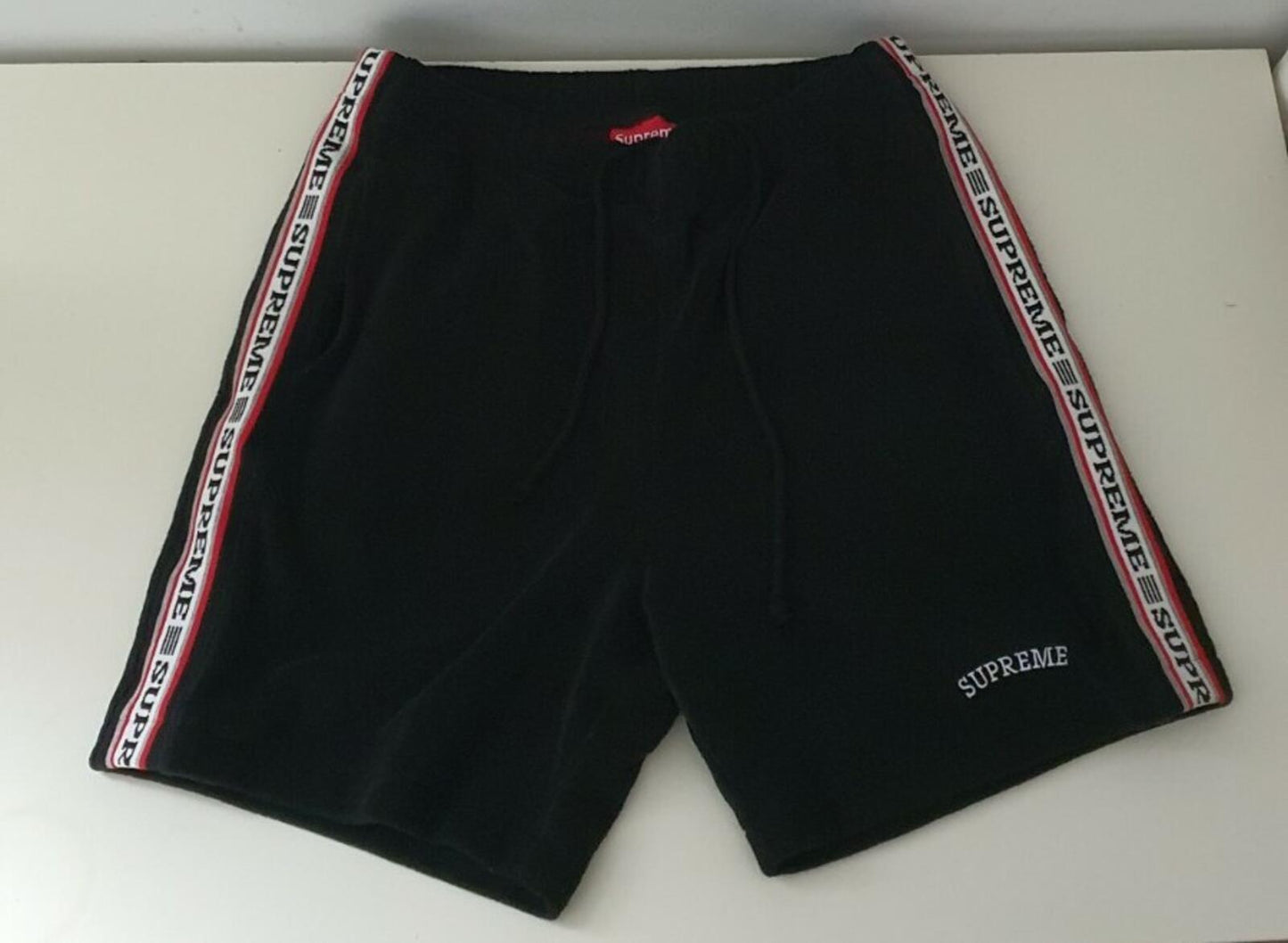 SS20 Supreme Terry Short size S small shorts black Jacquard logo