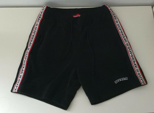 SS20 Supreme Terry Short size S small shorts black Jacquard logo