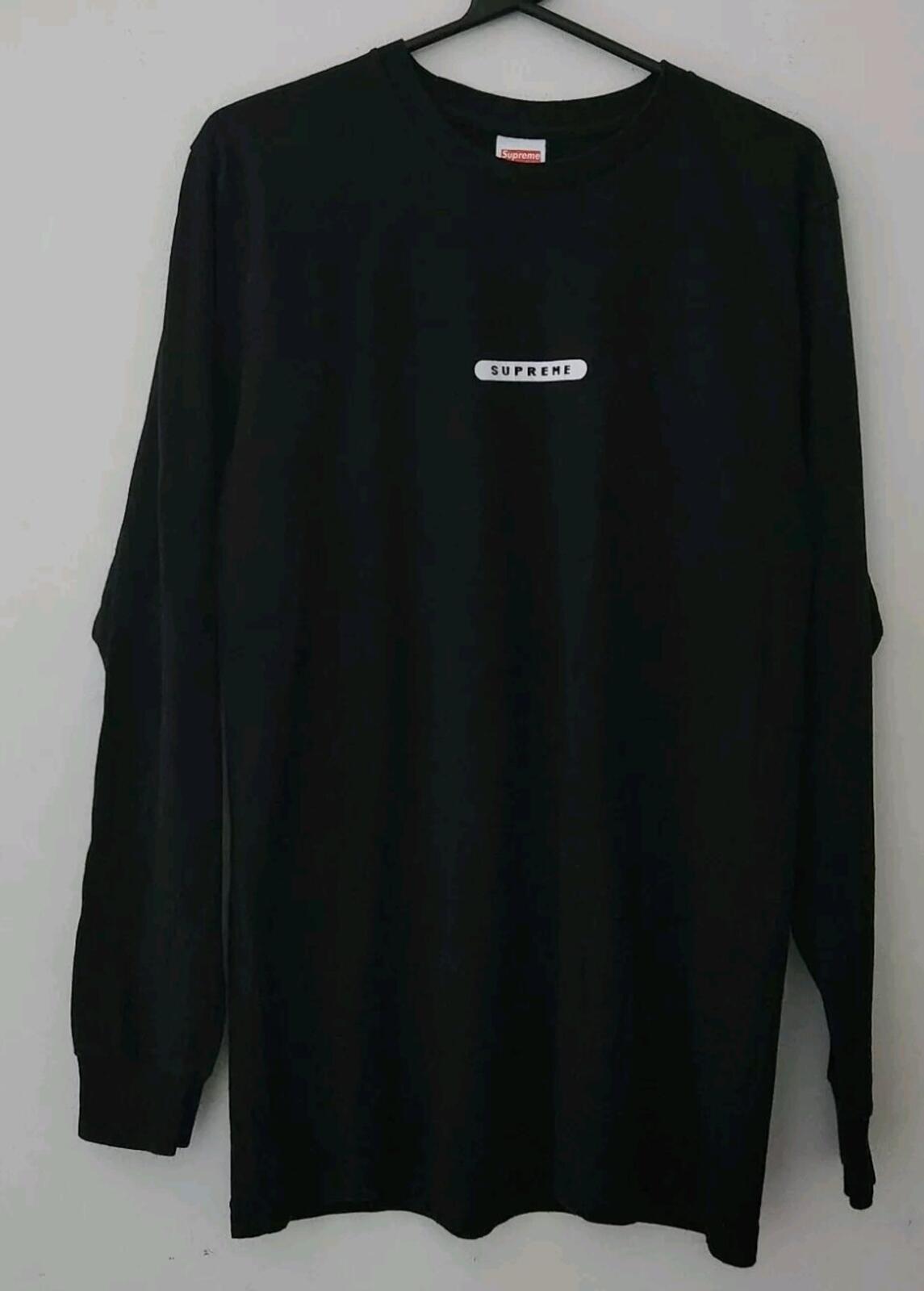 SS16 Supreme Wild L/S Tee Black Long sleeve size M medium T-shirt