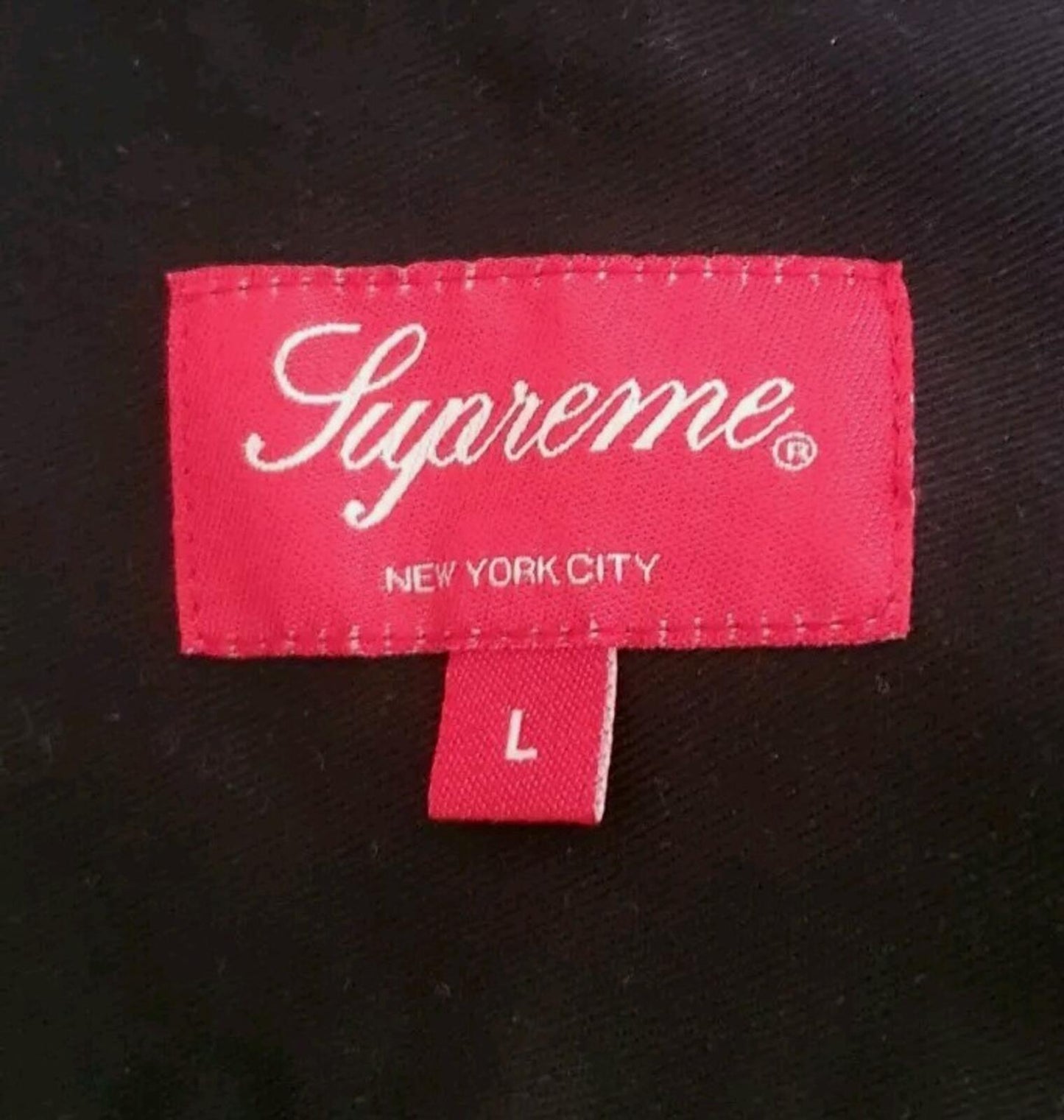 SS23 Supreme Croc Patch S/S Work Shirt Black Size L