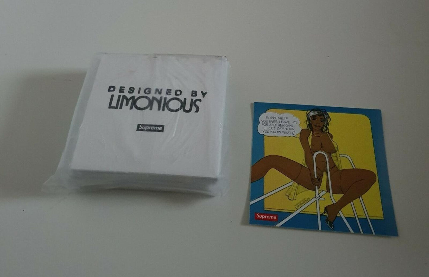 100 SS17 Supreme Wilfred Limonious Undercover Lover Stickers (1x brick)