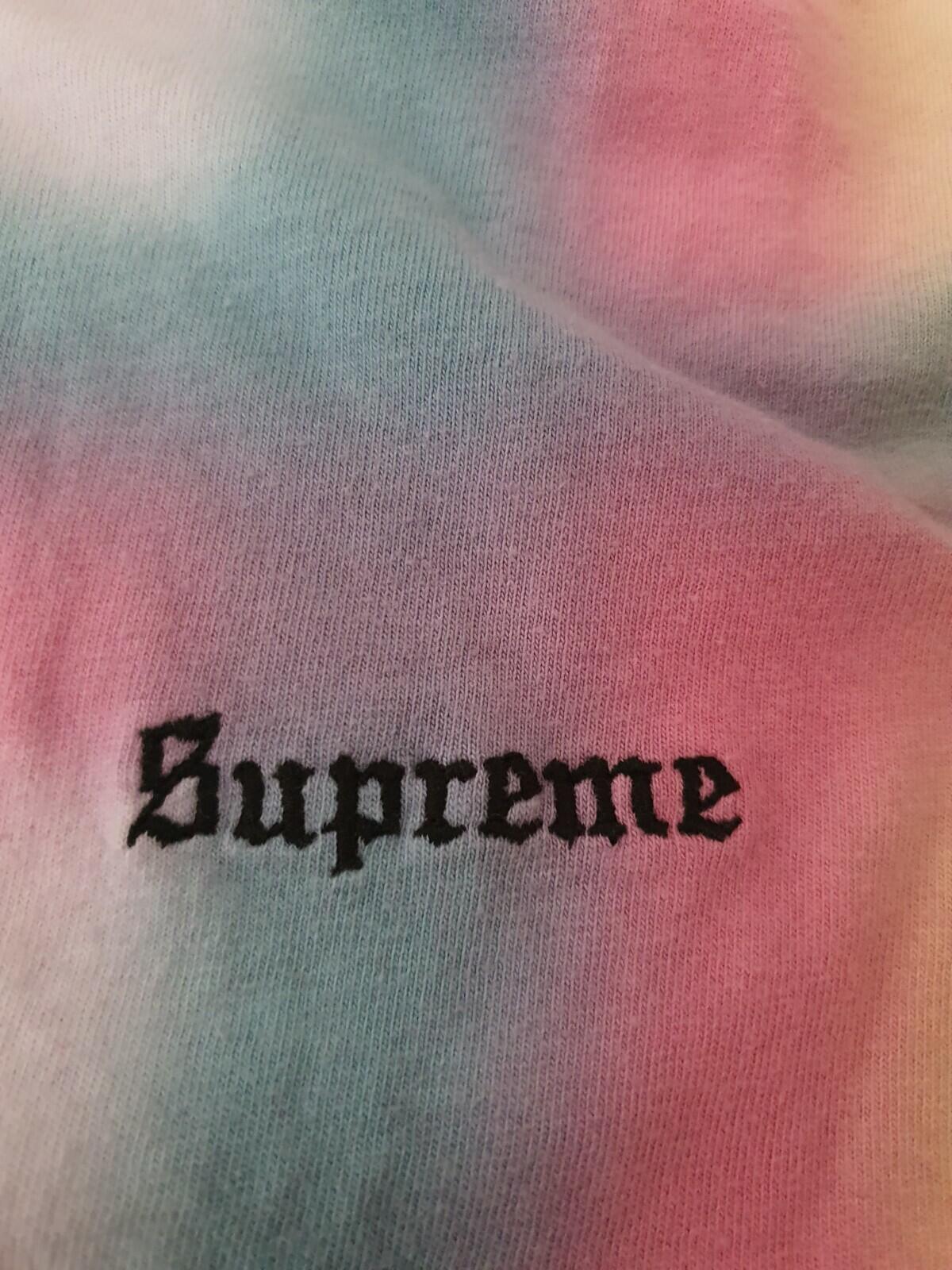 SS20 Supreme Sprayed S/S Top Größe L großes T-Shirt weiß