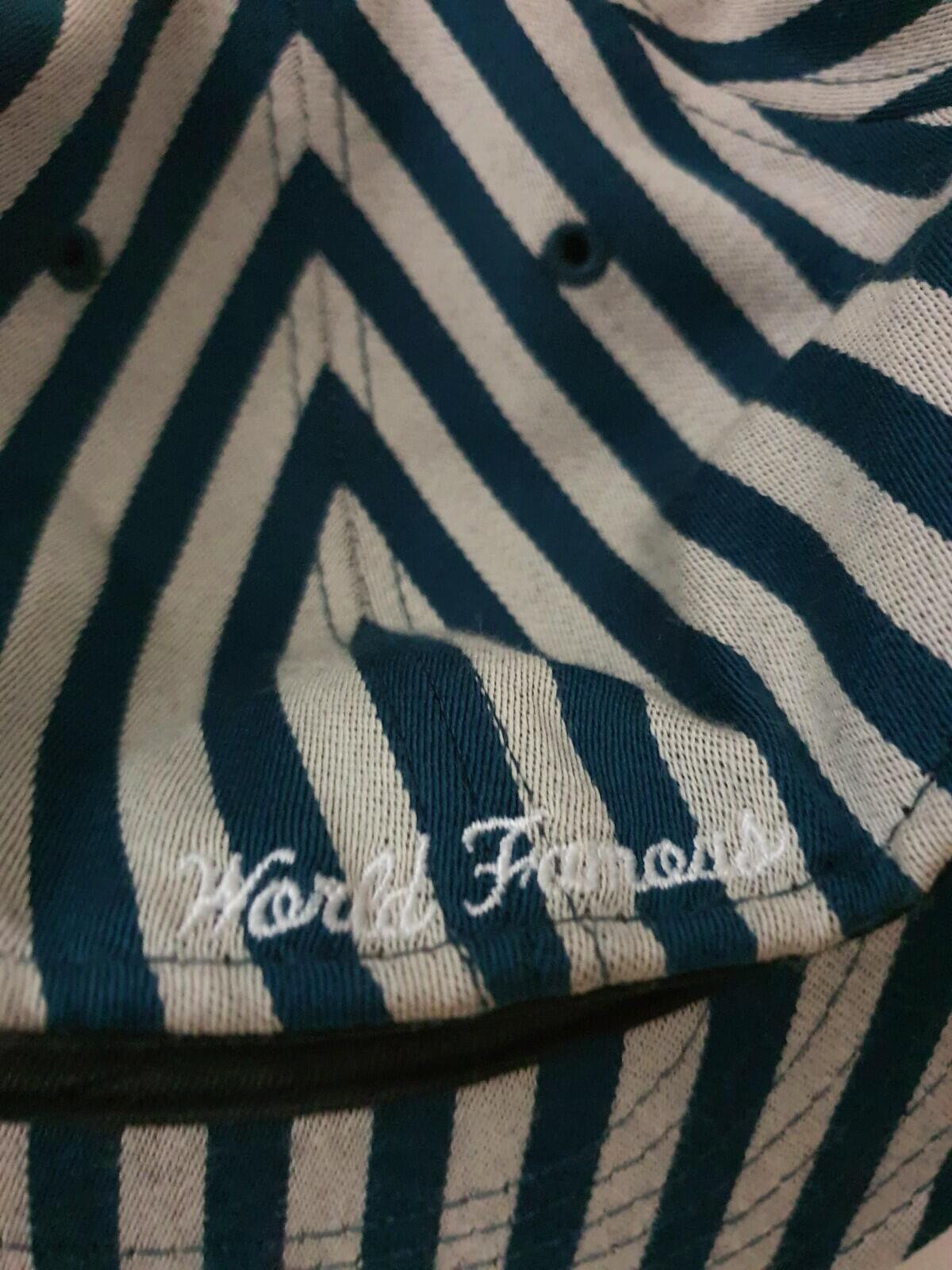 FW13 Supreme New Era 59Fifty Striped Box Logo hat cap 7 3/8 John White and Son