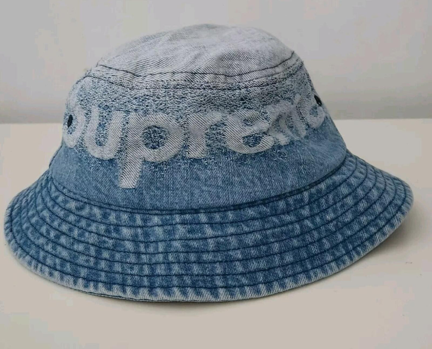 SS22 Supreme Fade Jacquard Denim Crusher Blue Size M / L