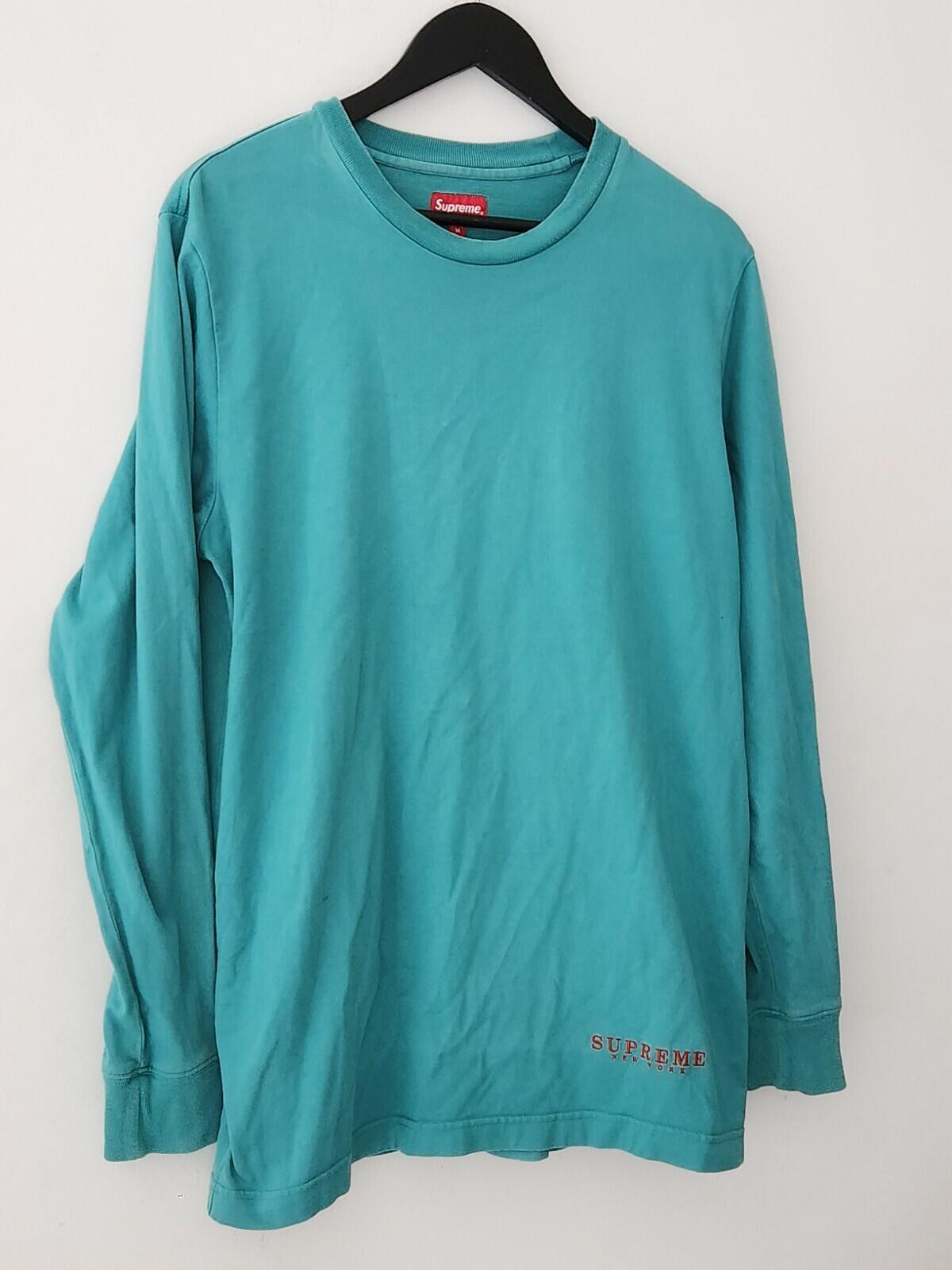 SS17 Department L/S Tee Long Sleeve Top tee size M Medium T-shirt Teal