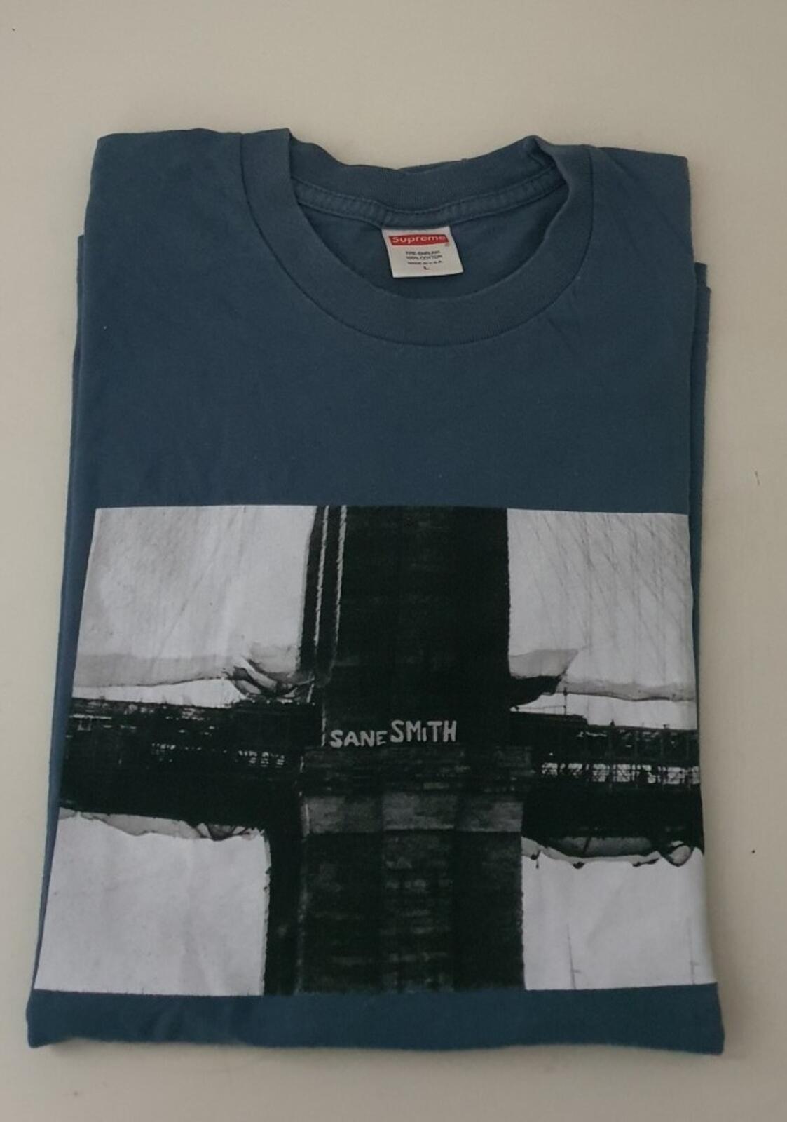 FW19 Supreme Bridge Tee Slate Size L Sane Smith