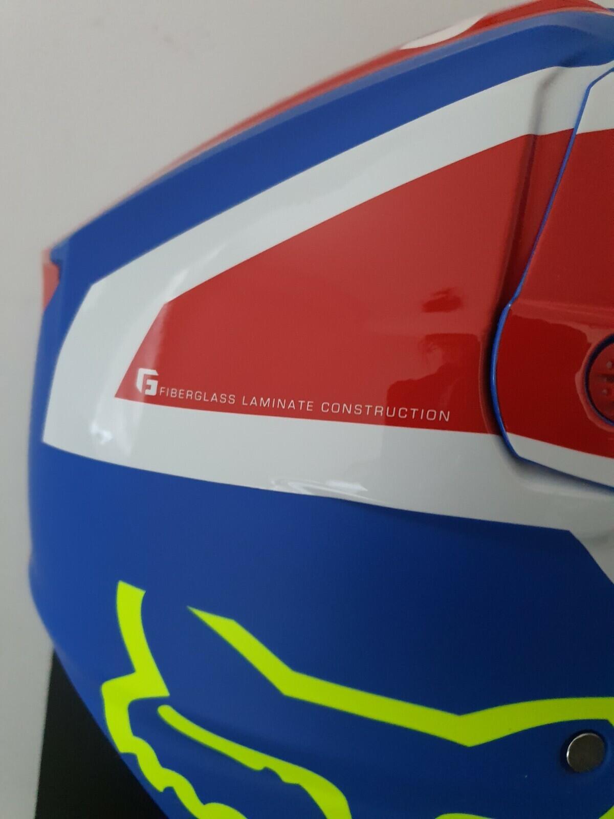 SS18 Supreme x Fox Racing V2 Motorcycle Helmet Multicolor